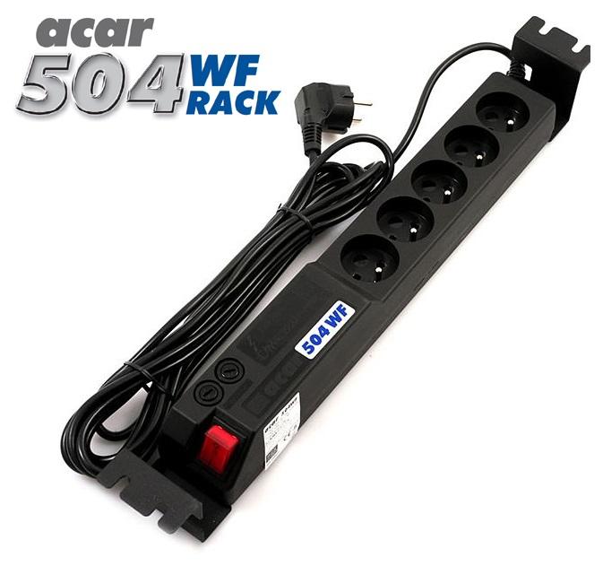 Fotografia produktu: 19" napája.pan.Acar 504WF 5x220V-3m black+prep.ochr