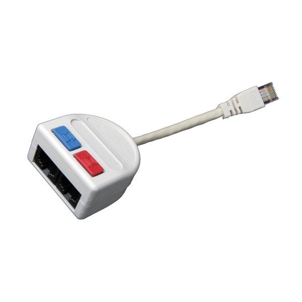 Fotografia produktu: Rozdvojka počítač/počítač 2 x RJ45 UTP