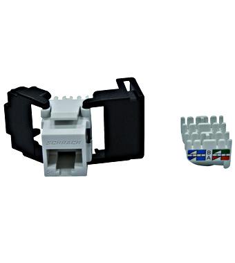 Fotografia produktu: Keystone modul RJ45 netienený, Cat.5e, samozárezový, SFA