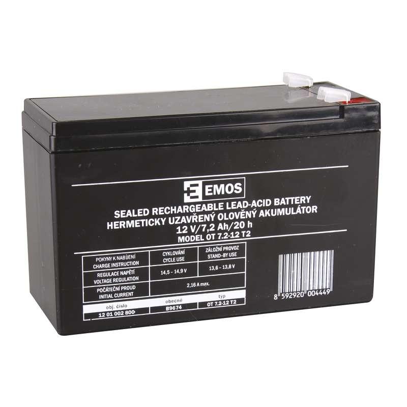 Fotografia produktu: AKUMULÁTOR SLA 12V 7,2 Ah FA4,7