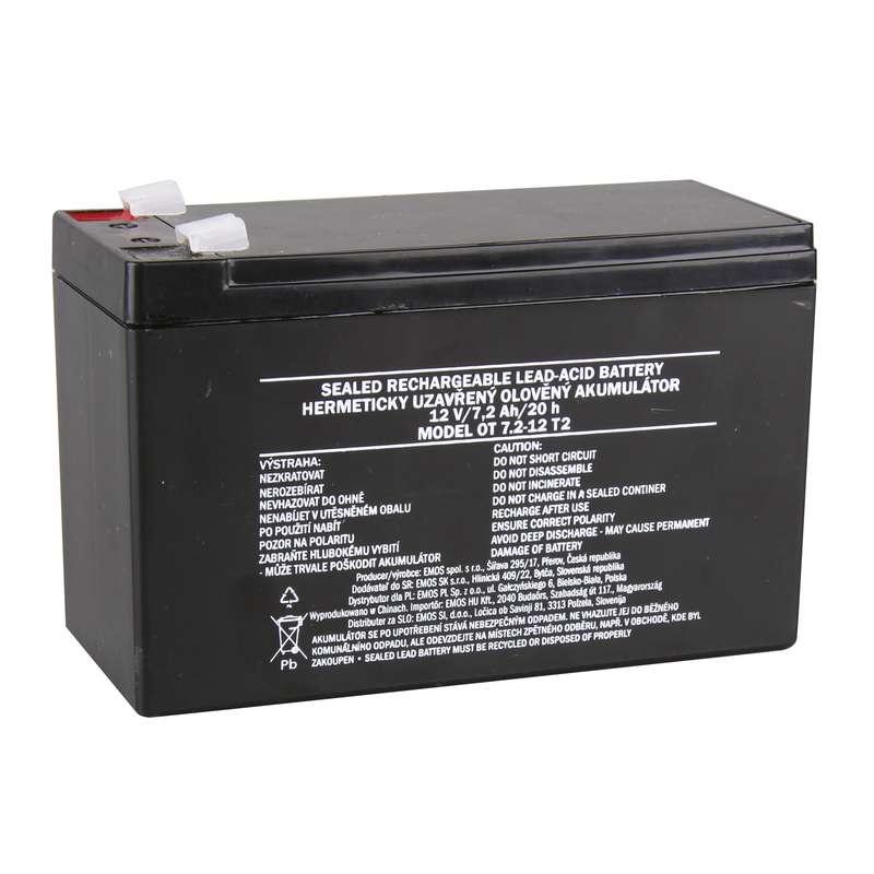 Fotografia produktu: AKUMULÁTOR SLA 12V 7,2 Ah FA6,3