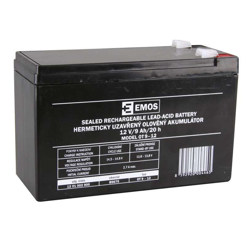 Fotografia produktu: AKUMULÁTOR SLA 12V/9Ah FA-6,3mm