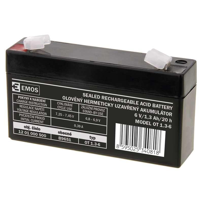 Fotografia produktu: AKUMULÁTOR SLA 6V/1,3Ah FA -4,7mm