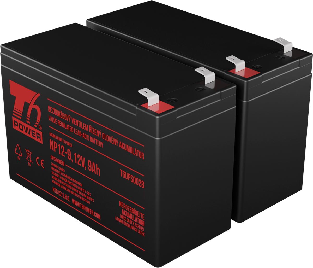Fotografia produktu: T6 Power RBC124, RBC142, RBC177, RBC109, RBC33 - batérie KIT