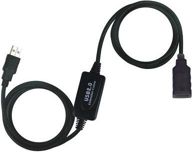 Fotografia produktu: PremiumCord USB 2.0 repeater a predlžovací kábel A/MA/F 10m