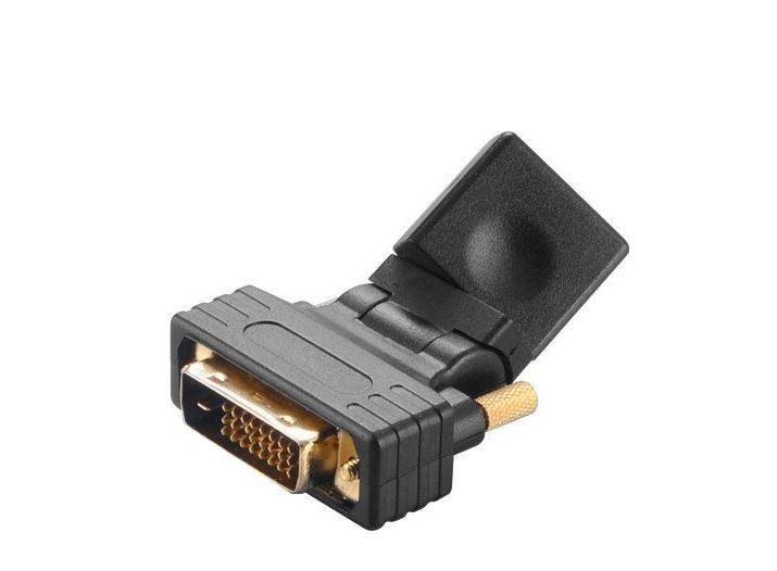 Fotografia produktu: AKASA - uhlová redukcia DVI-D na HDMI