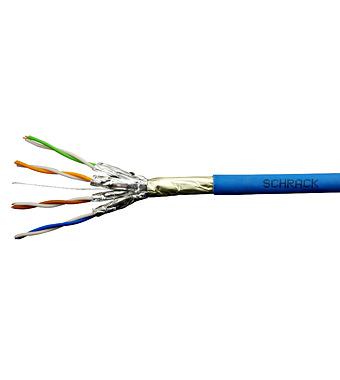 Fotografia produktu: Kábel F/FTP Cat.6a 500 MHz 4x2xAWG23, LS0H modrý, Dca, 500m