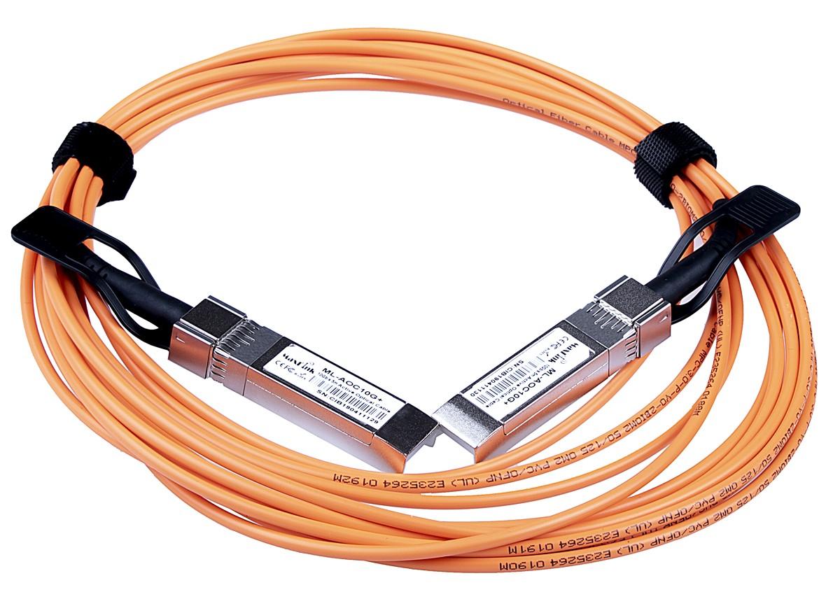 Fotografia produktu: MaxLink 10G SFP+AOC kábel, aktív, DDM, Cisco comp.30m