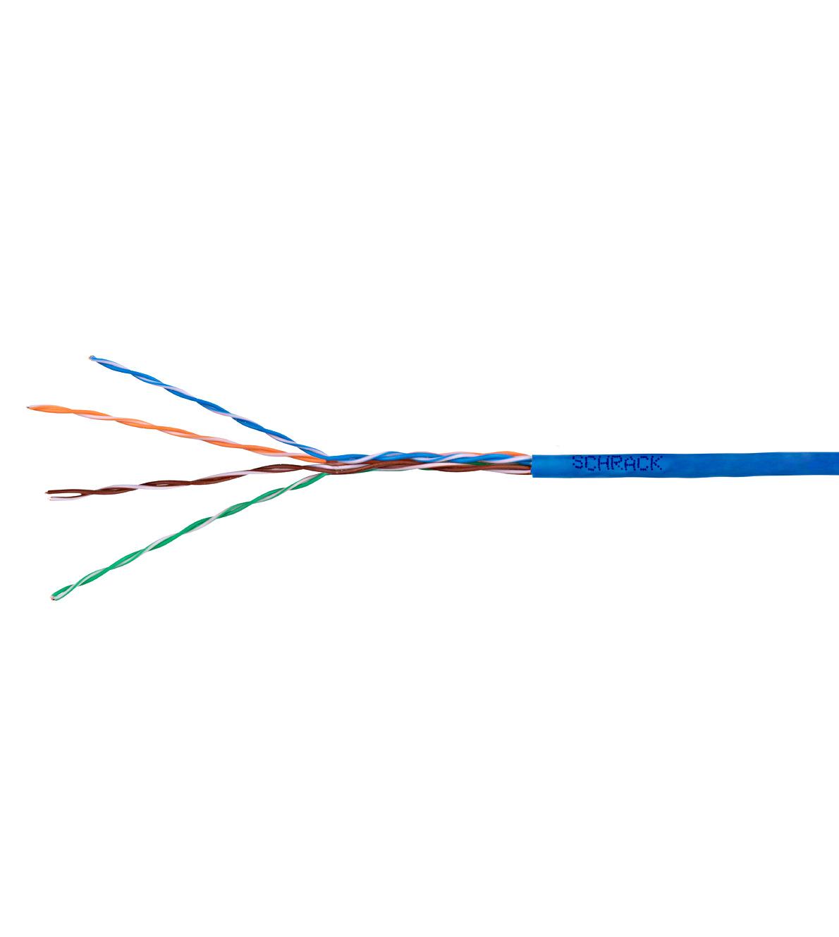Fotografia produktu: Kábel U/UTP Cat5e AWG24 PVC Eca modrý 305m