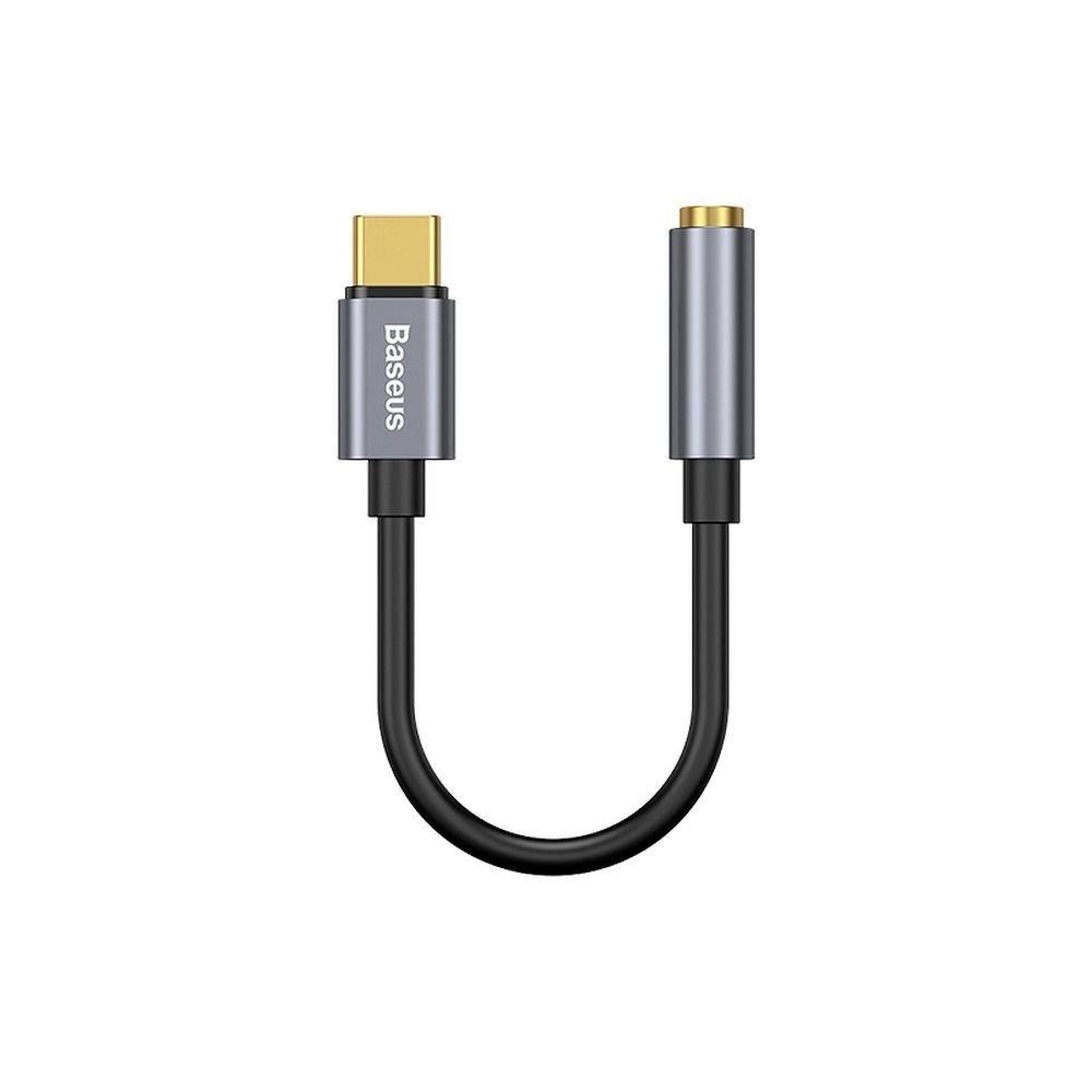 Fotografia produktu: Baseus CATL54-0G Káblová Redukcia z USB-C na 3.5mm Audio Jack L54 (female) Deep Grey