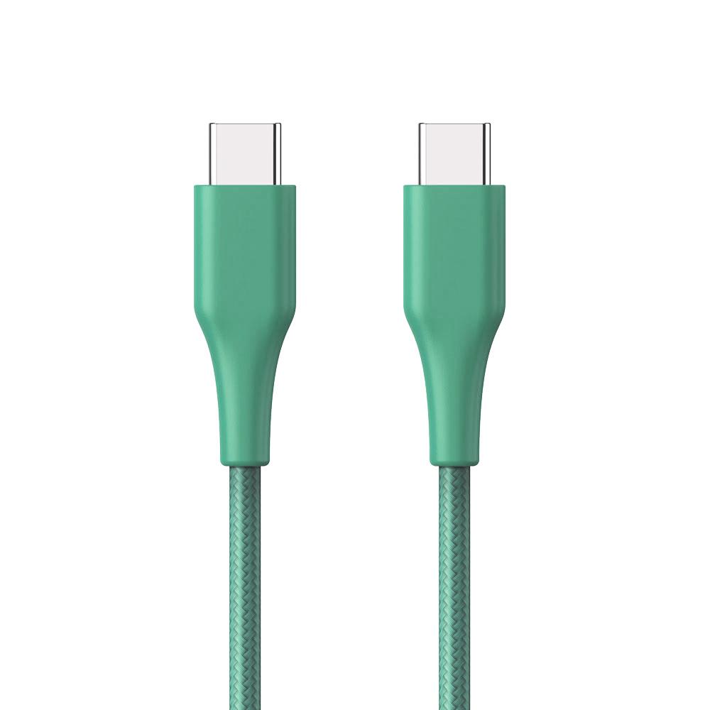 Fotografia produktu: ER POWER kábel USB-C/C GRS 60W 120cm zelený