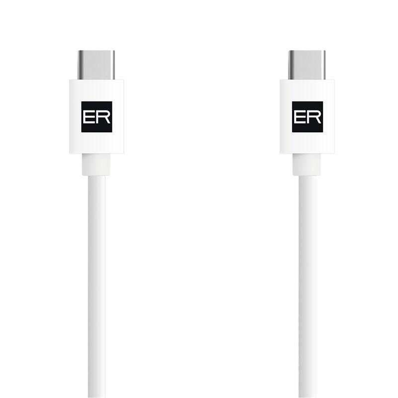 Fotografia produktu: ER POWER kábel USB-C/C 3A 60W 120cm biely
