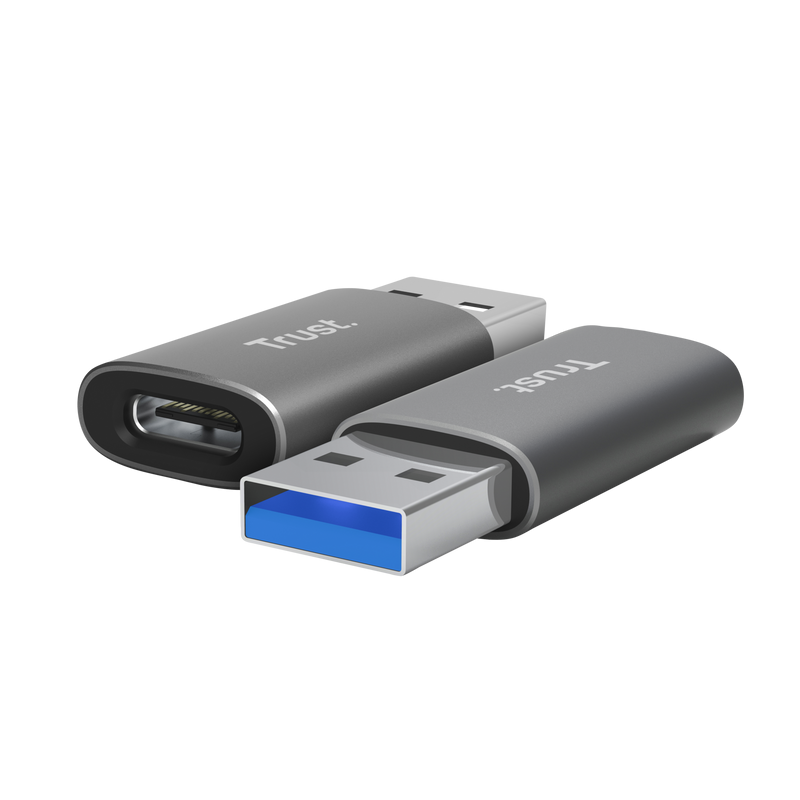 Fotografia produktu: TRUST CALYX USB-A to USB-C ADAPTER 2pack