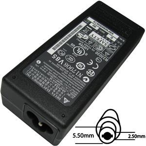 Fotografia produktu: Napájací adaptér 65W orig. 19V, 5.5x2.5 (bez sit. snury)