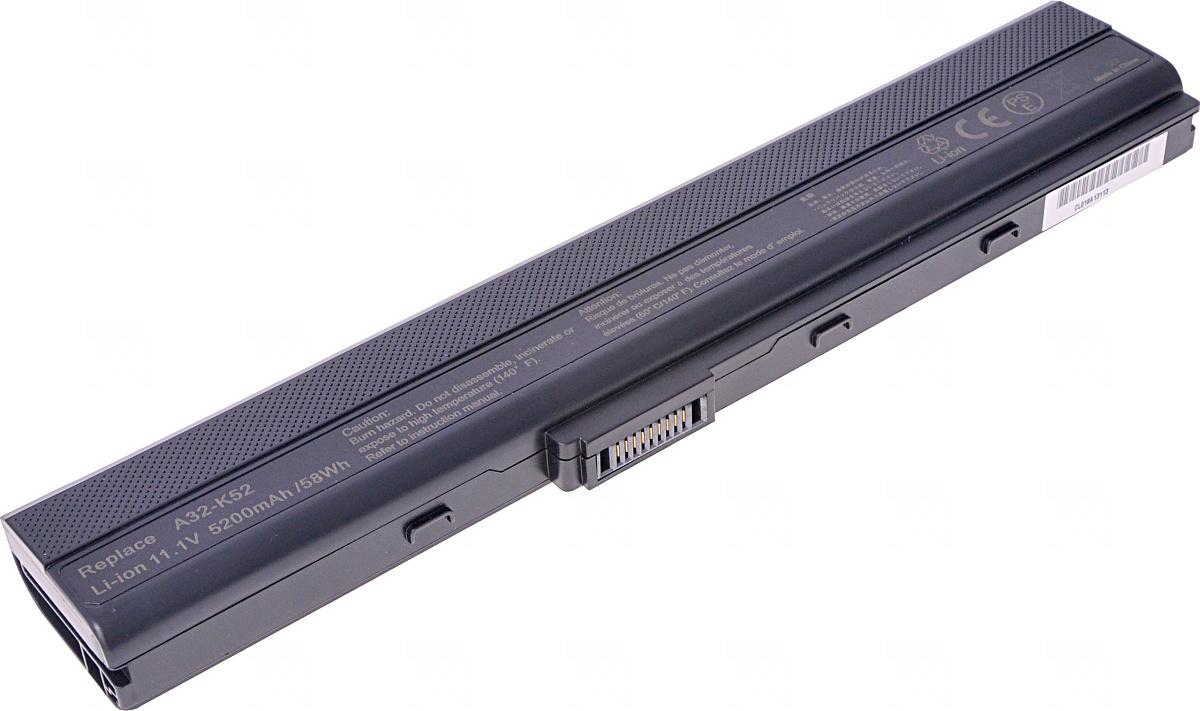 Fotografia produktu: Batéria T6 Power pre Asus A42, A52, B53, K42, K52, P52, N82, X42, X52, 5200mAh, 58Wh, 6cell