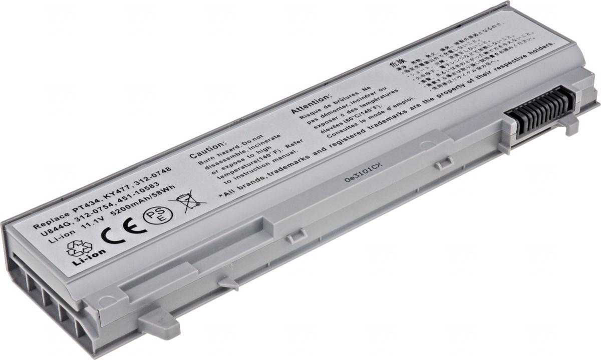 Fotografia produktu: Batéria T6 Power pre Dell Latitude E6400, E6410, E6500, E6510, Precision M4400, 5200mAh, 58Wh, 6cell