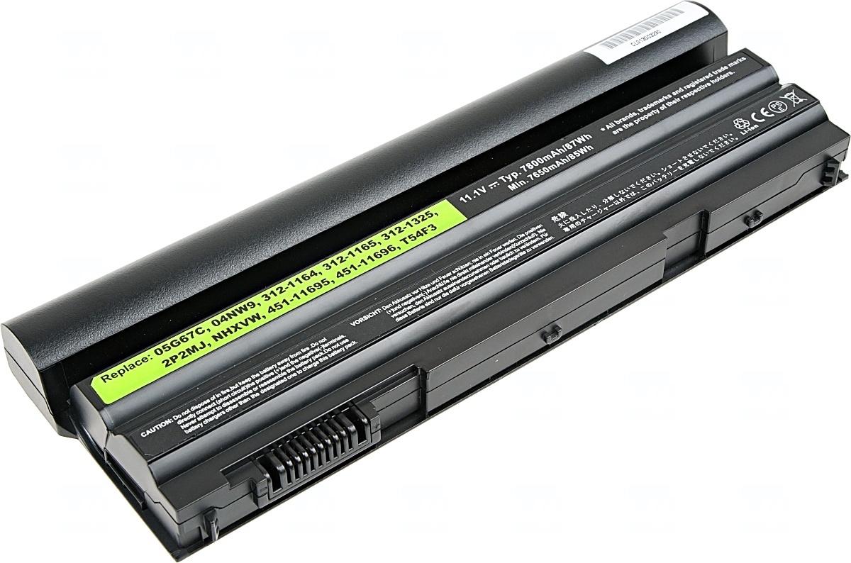 Fotografia produktu: Batéria T6 Power Dell Latitude E6420, E6430, E6520, E6530, E5420, E5430, 7800mAh, 87Wh, 9cell