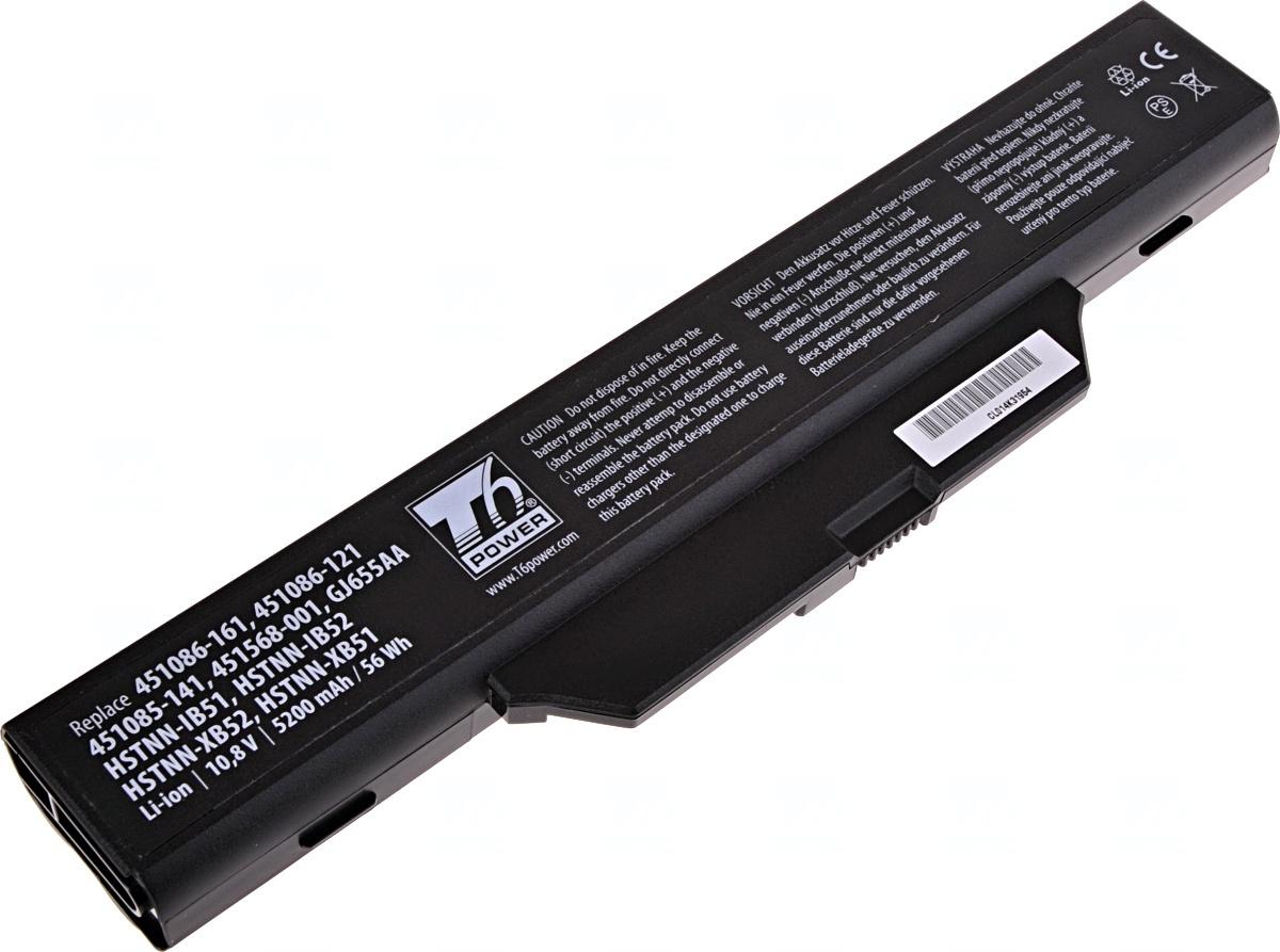 Fotografia produktu: Batéria T6 Power pre HP Compaq 6530s, 6535s, 6720s, 6730s, 6735s, 6820s, 6830s, 5200mAh, 56Wh, 6cell