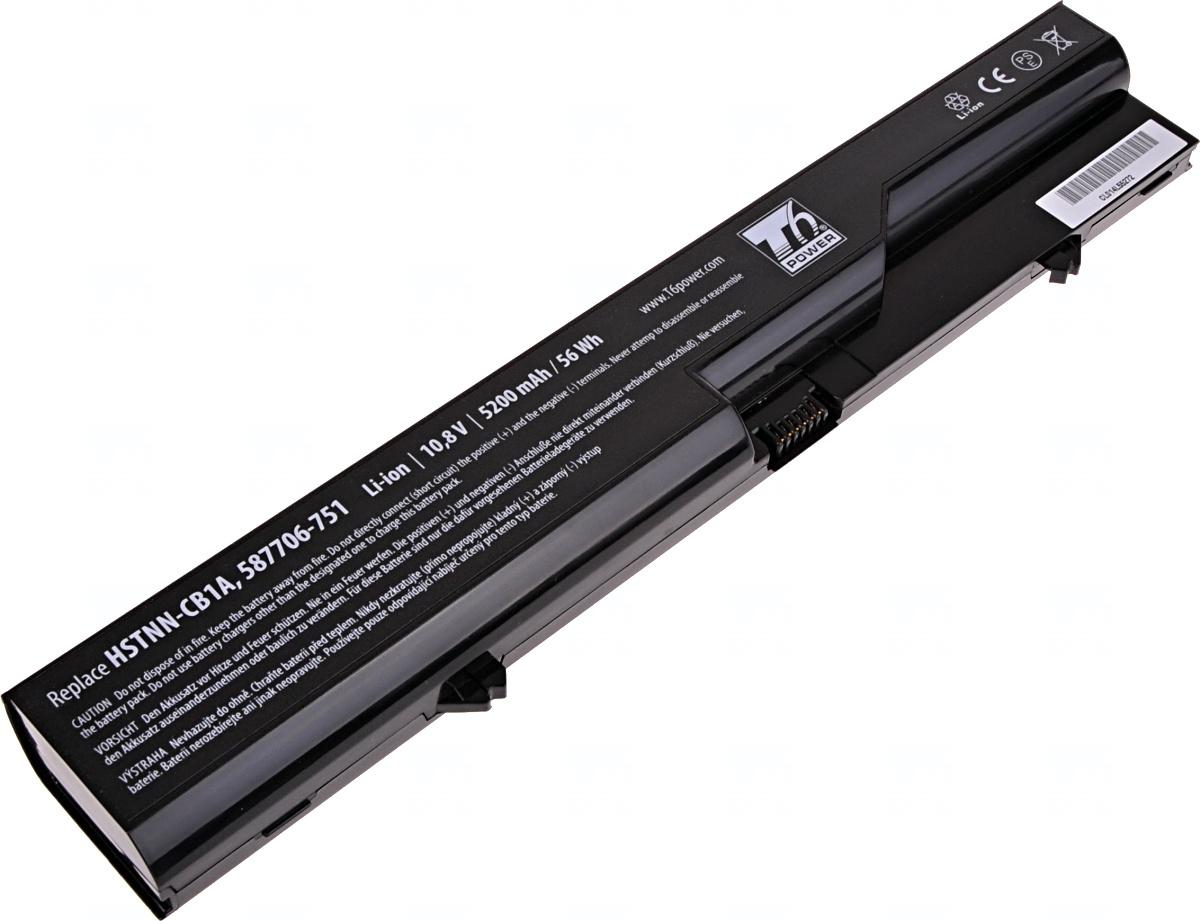Fotografia produktu: Batéria T6 Power pre HP ProBook 4320s, 4420s, 4520s, HP 320, 325, 420, 620, 5200mAh, 56Wh, 6cell