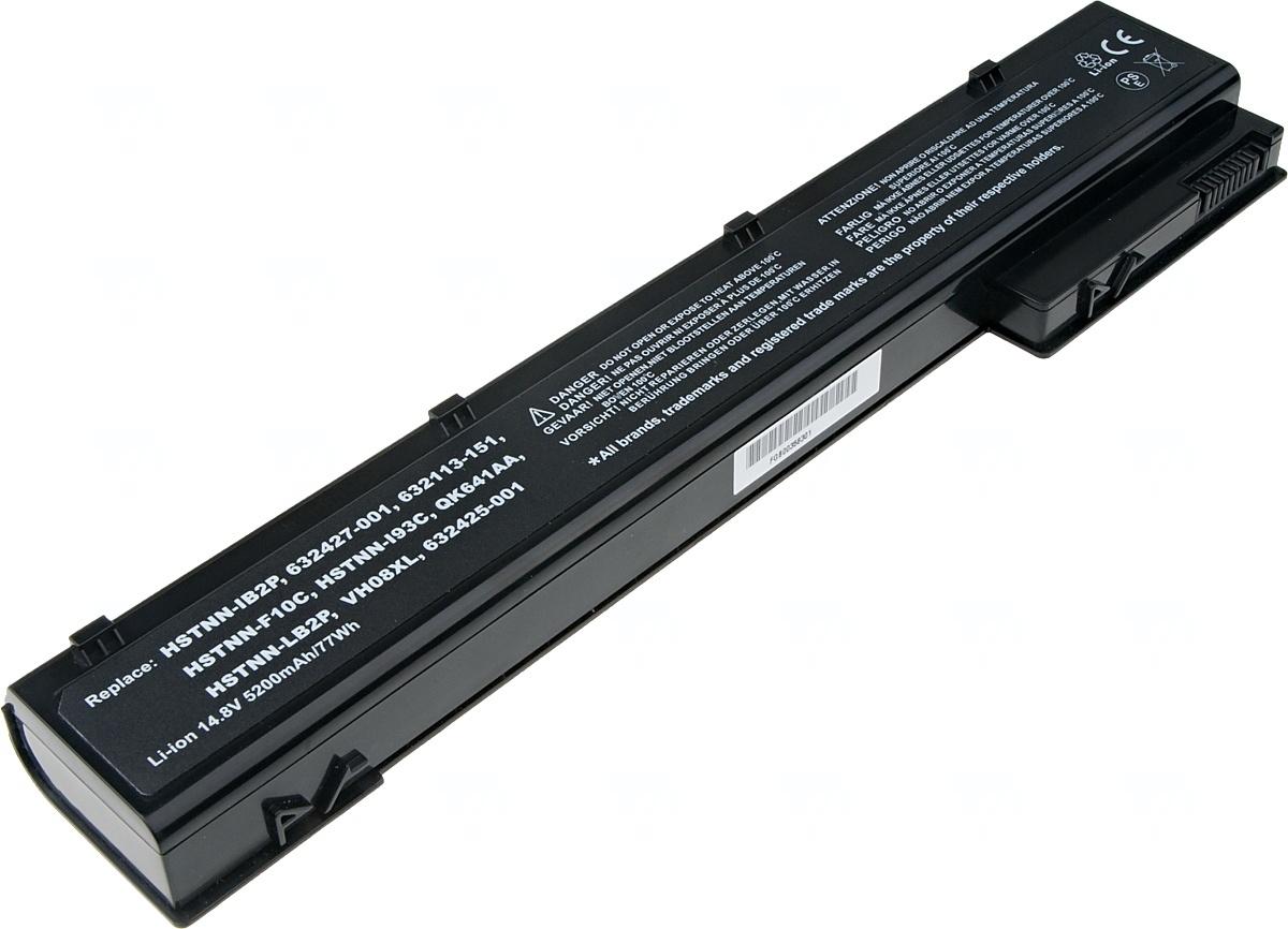 Fotografia produktu: Batéria T6 Power pre HP EliteBook 8560w, 8570w, 8760w, 8770w, 5200mAh, 77Wh, 8cell