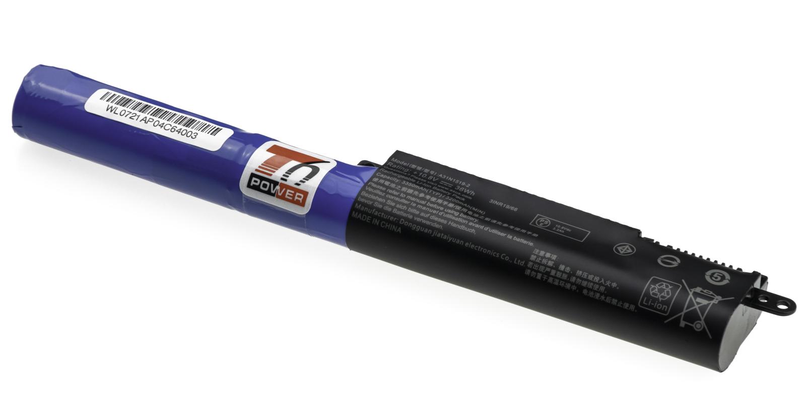 Fotografia produktu: Batéria T6 Power Asus F540LA, K540LA, X540LA, X540SA, A540LA, D540SA, 3300mAh, 36Wh, 3cell, Li-ion