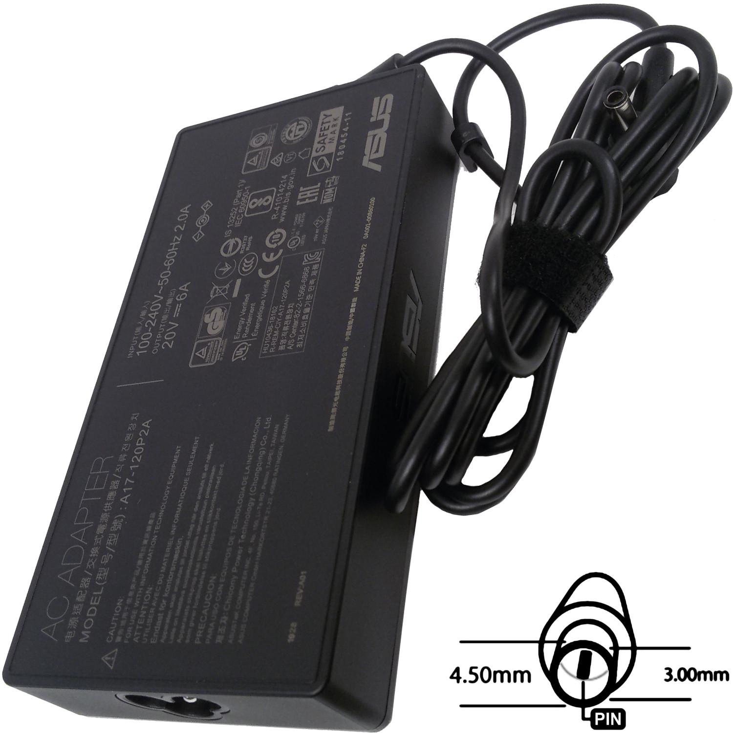 Fotografia produktu: ASUS orig. adaptér 120W 20V 3P(4.5PHI)