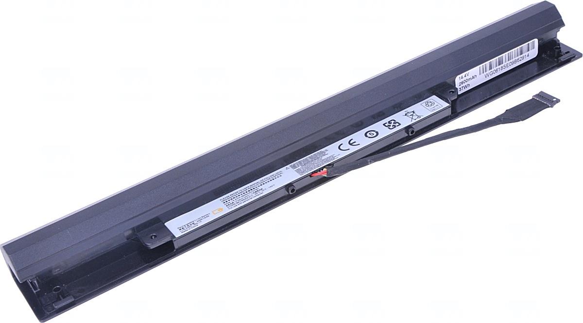 Fotografia produktu: Batéria T6 Power Lenovo IdeaPad 300-14IBR, 300-14ISK, 300-15IBR, 300-15ISK, 2600mAh, 37Wh, 4cell