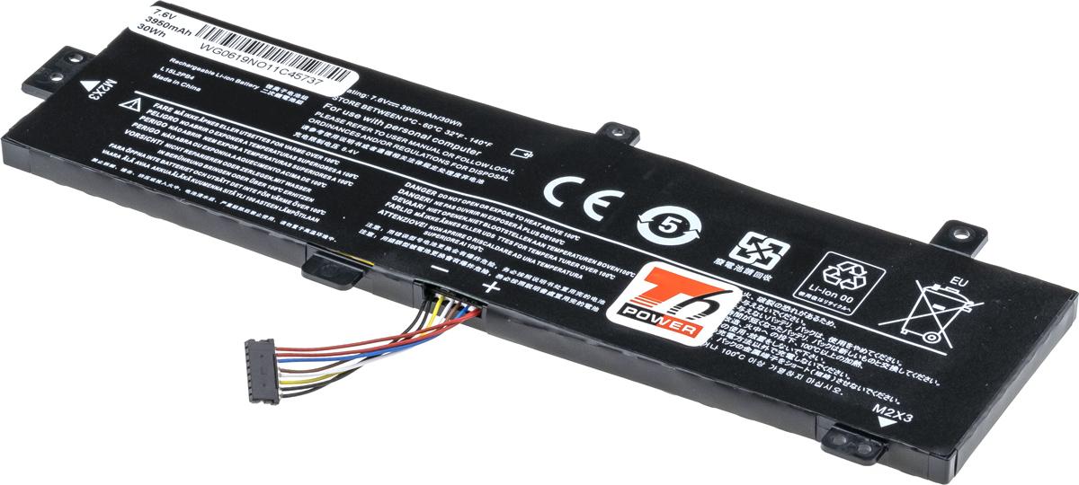 Fotografia produktu: Batéria T6 Power Lenovo IdeaPad 310-15IKB, 310-15ABR, 510-15IKB, 3950mAh, 30Wh, 2cell, Li-pol