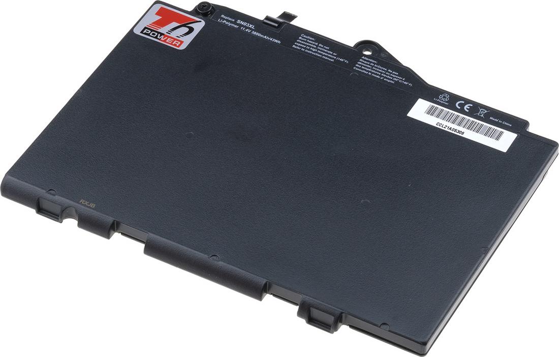 Fotografia produktu: Batéria T6 Power pre HP EliteBook 725 G3, 820 G3, 3800mAh, 43Wh, 3cell, Li-pol