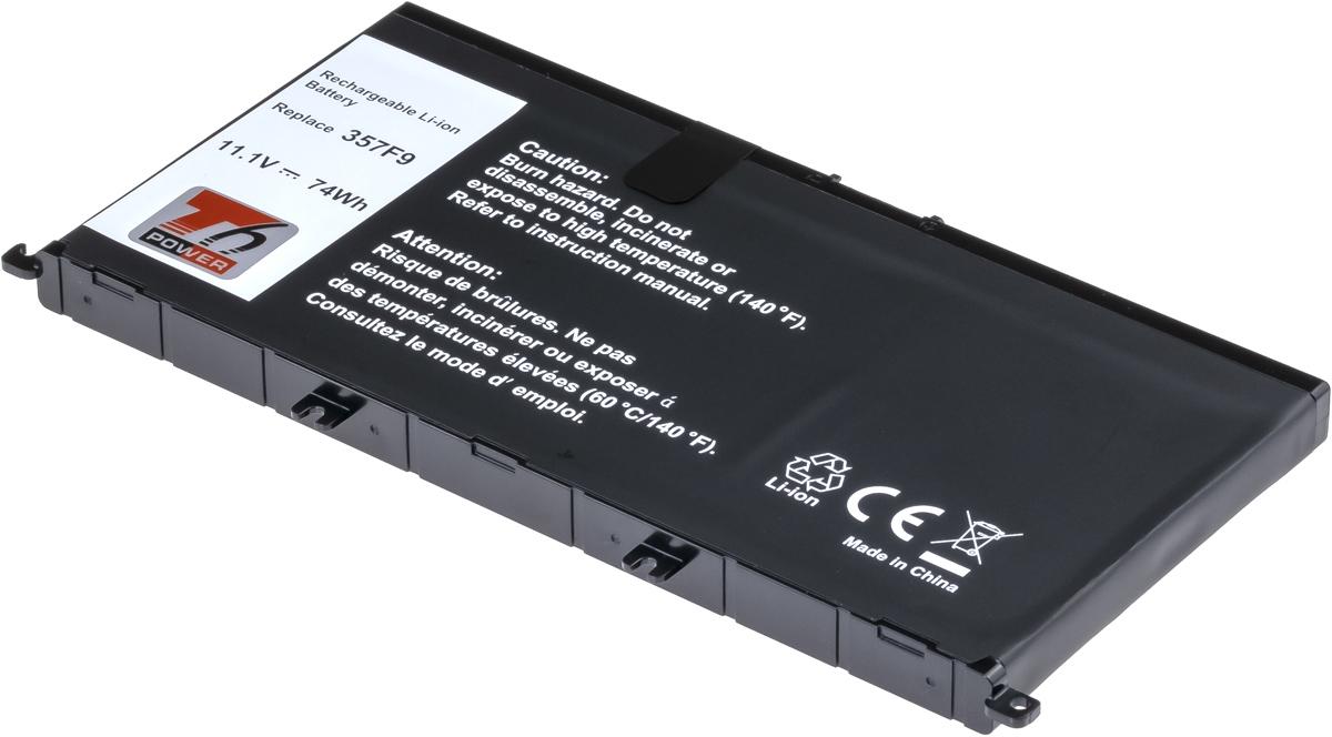Fotografia produktu: Batéria T6 Power pre Dell Insprion 15 7559, 7566, 7567, 6660mAh, 74Wh, 6cell, Li-ion