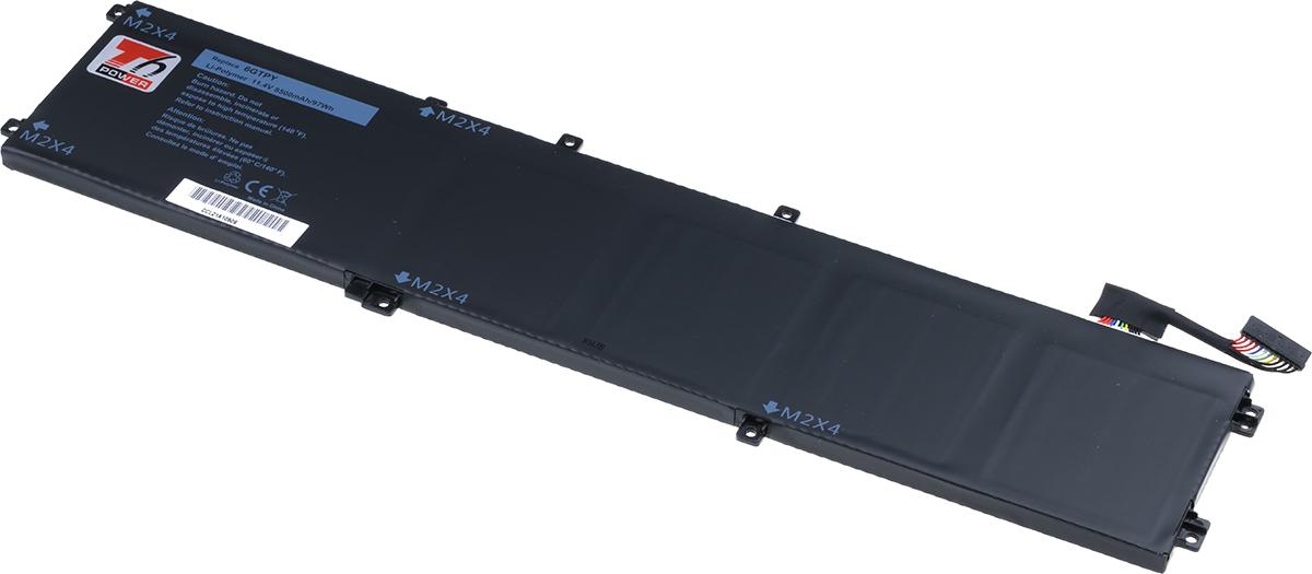 Fotografia produktu: Batéria T6 Power pre Dell Precision 15 5520, 5530, XPS 15 9560, 9570, 8500mAh, 97Wh, 6cell, Li-pol