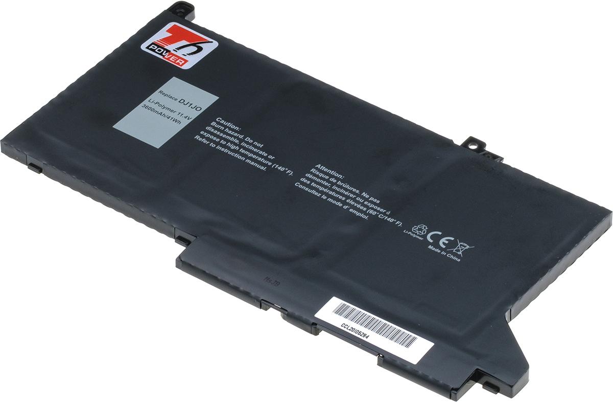 Fotografia produktu: Batéria T6 Power pre Dell Latitude 7280, 7290, 7380, 7390, 7480, 7490, 3600mAh, 41Wh, 3cell, Li-pol