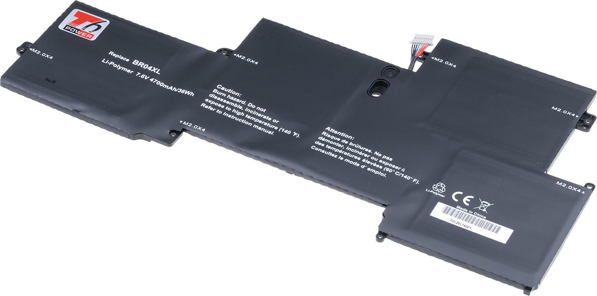 Fotografia produktu: Batéria T6 Power pre HP EliteBook Folio 1020 G1, 1030 G1, 4700mAh, 36Wh, 4cell, Li-pol