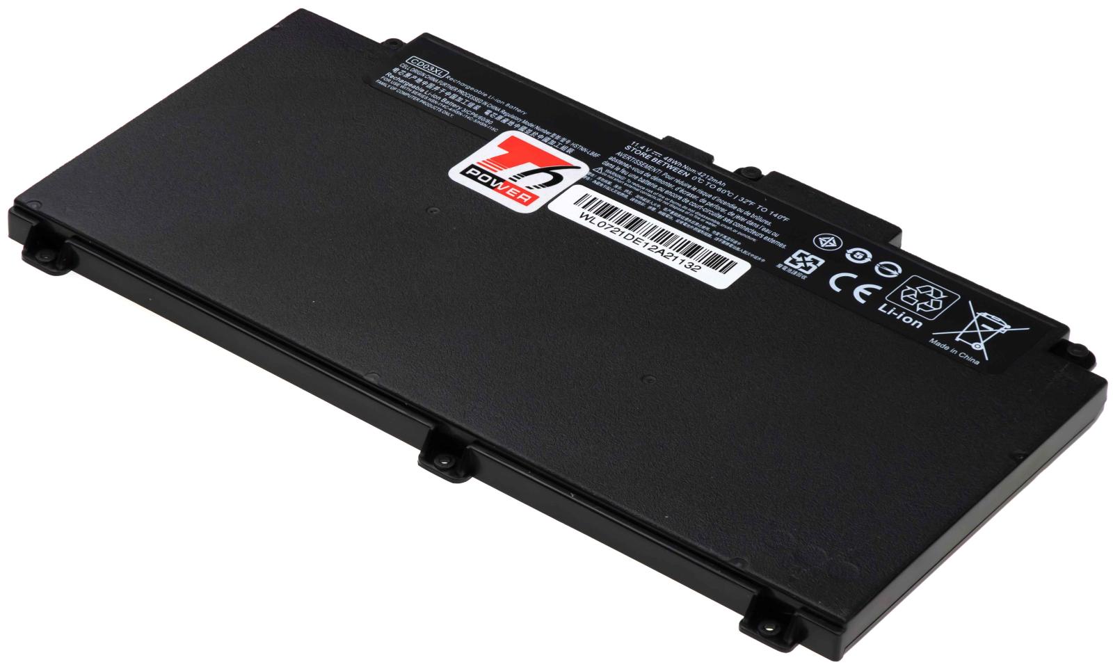 Fotografia produktu: Batéria T6 Power pre HP ProBook 640 G4, 640 G5, 650 G4, 650 G5 séria, 4200mAh, 48Wh, 3cell, Li-pol