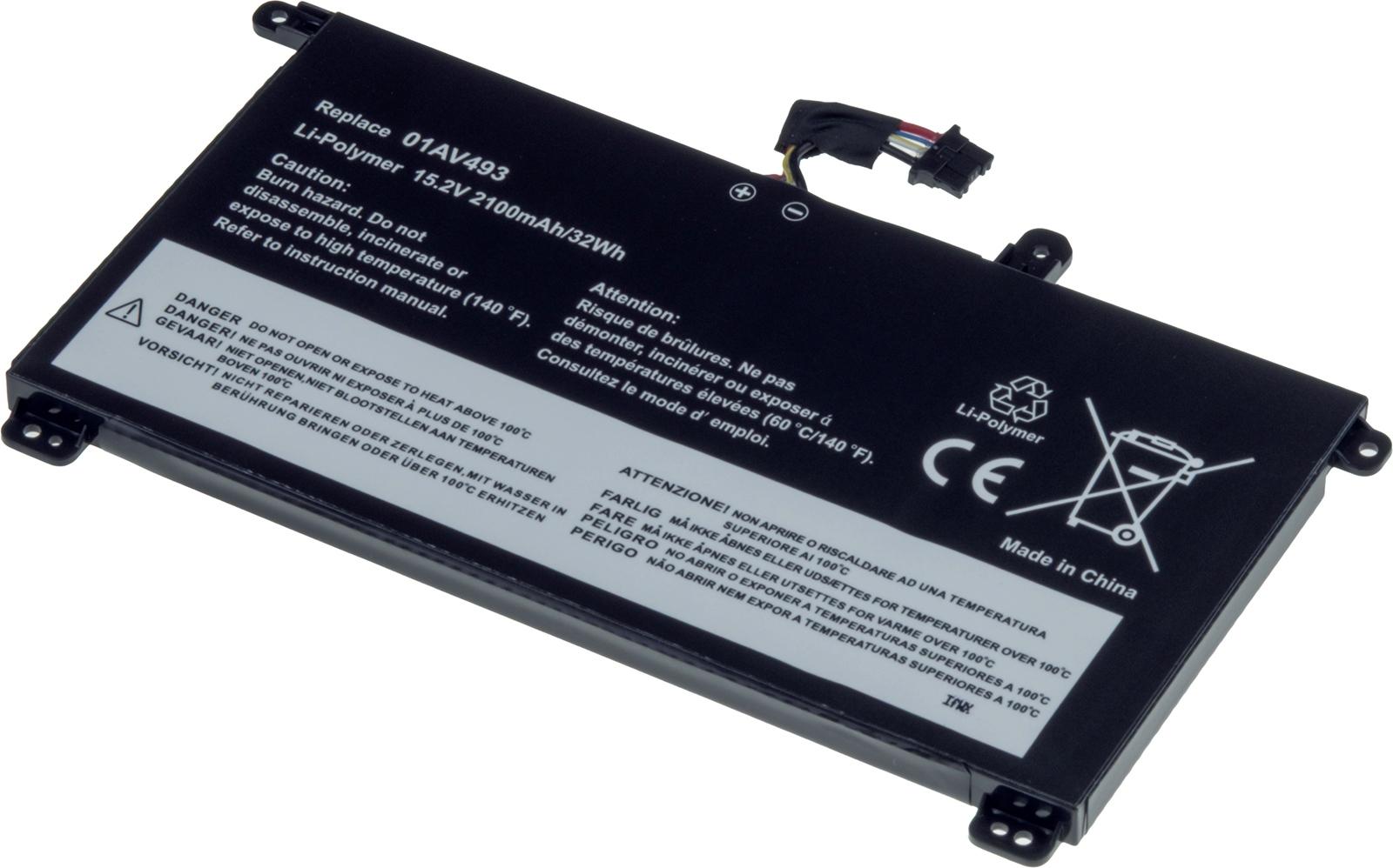 Fotografia produktu: Batéria T6 Power pre Lenovo ThinkPad T570, T580, P51s, P52s, internal, 2100mAh, 32Wh, 4cell
