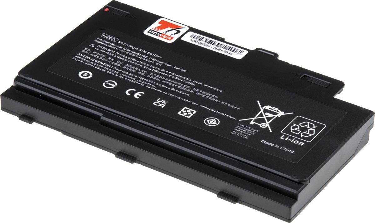 Fotografia produktu: Batéria T6 Power pre HP ZBook 17 G4, 8420mAh, 96Wh, 6cell, Li-ion