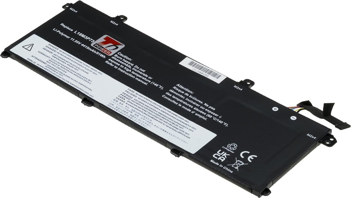 Fotografia produktu: Batéria T6 Power Lenovo ThinkPad T490, T495, T14 Gen 1, P14s, P43s, 4415mAh, 51Wh, 3cell, Li-pol