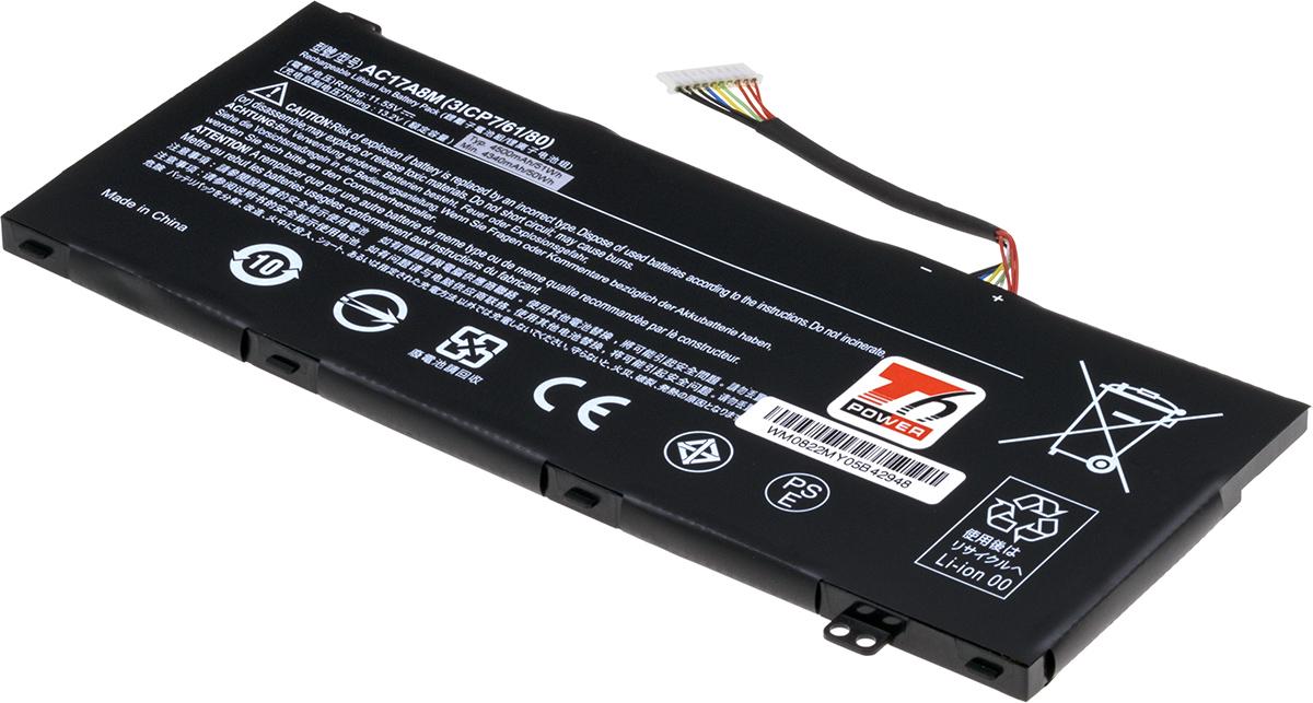 Fotografia produktu: Batéria T6 Power pre Acer Spin SP314-51, SP314-52, TravelMate X314-51, 5360mAh, 61Wh, 3cell, Li-pol