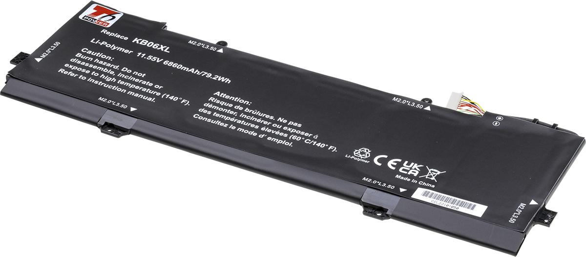 Fotografia produktu: Batéria T6 Power pre HP Spectre 15-bl000 x360 serie, 6860mAh, 79Wh, 6cell, Li-pol