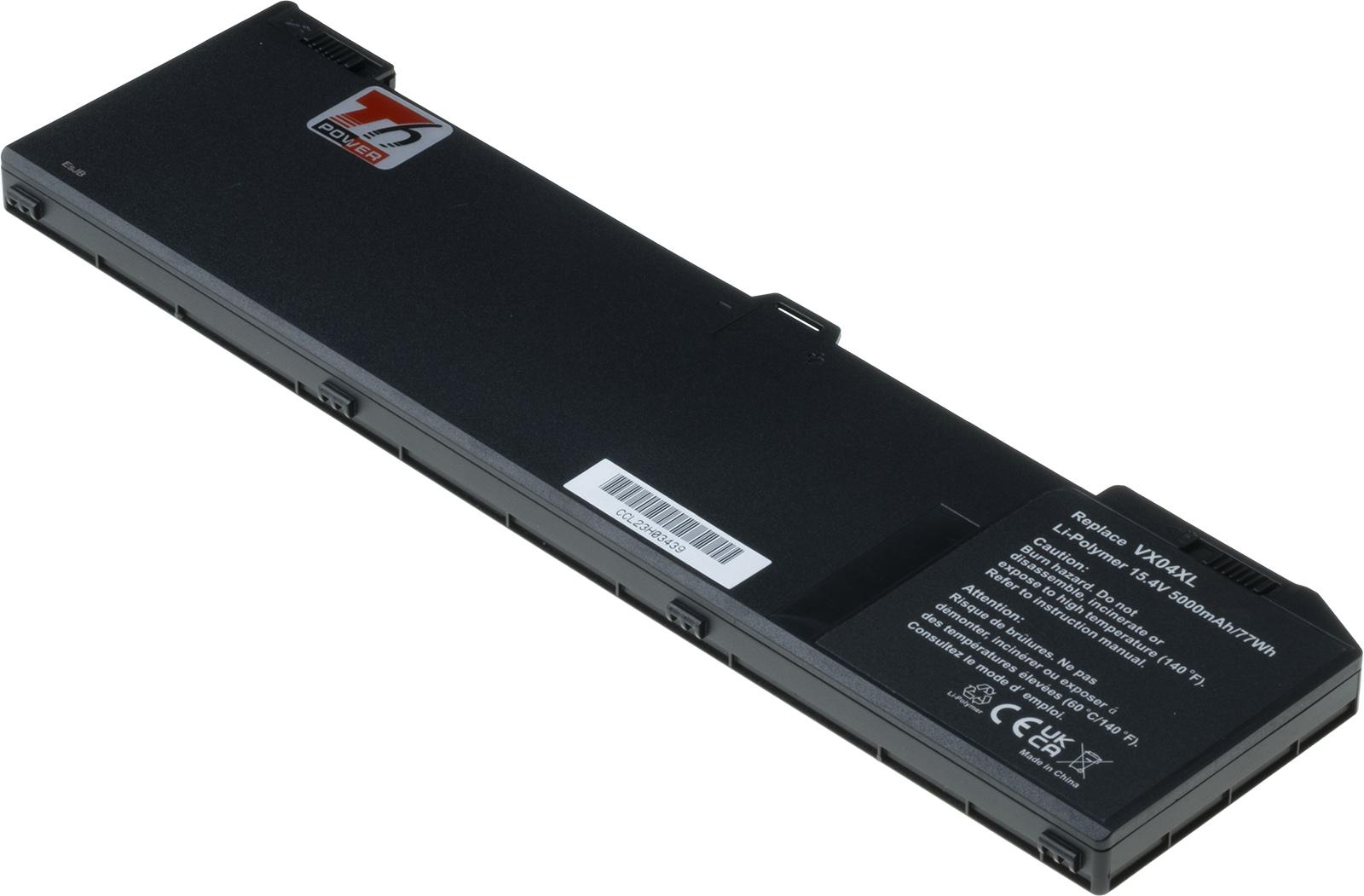 Fotografia produktu: Batéria T6 Power pre HP ZBook 15 G5, ZBook 15 G6, 5000mAh, 77Wh, 4cell, Li-pol