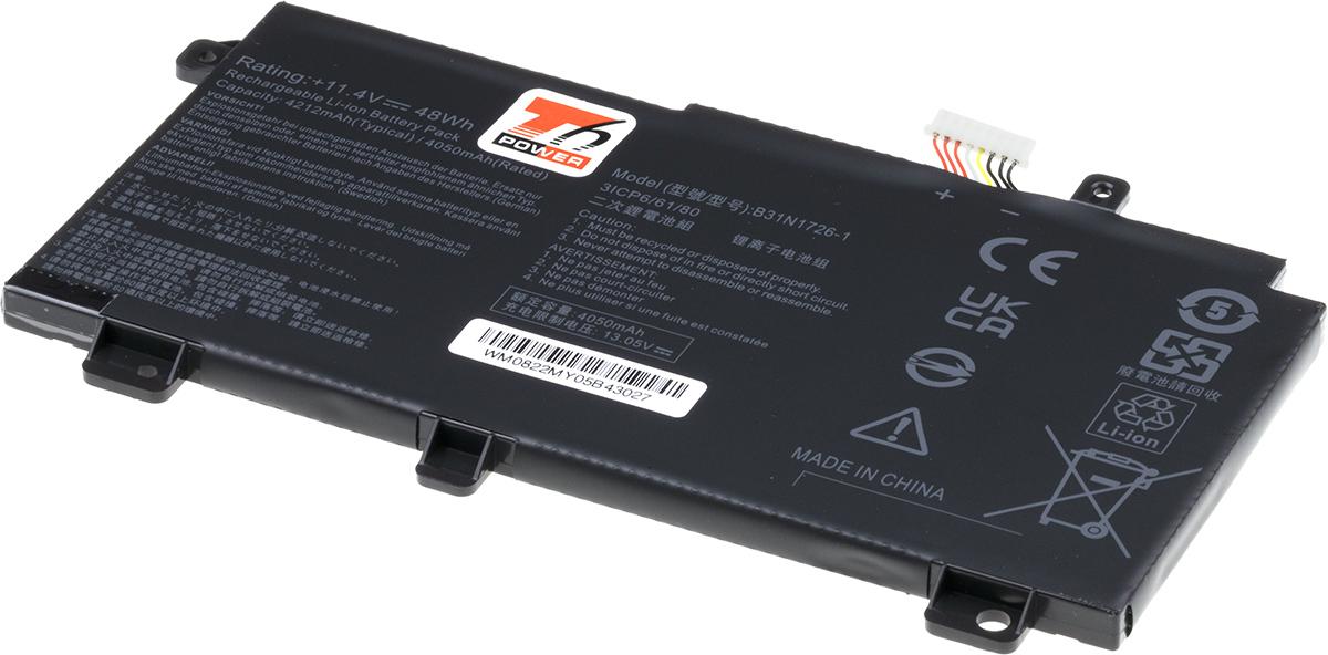 Fotografia produktu: Batéria T6 Power pre Asus TUF FA506, FX504, FX505, FX506, FX706, 4210mAh, 48Wh, 3cell, Li-pol