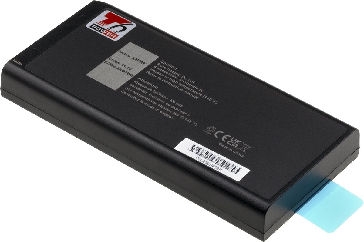 Fotografia produktu: Batéria T6 Power Dell Latitude 14 5404, 5414, 14 7404, 7414 Rugged, 8700mAh, 97Wh, 9cell, Li-ion