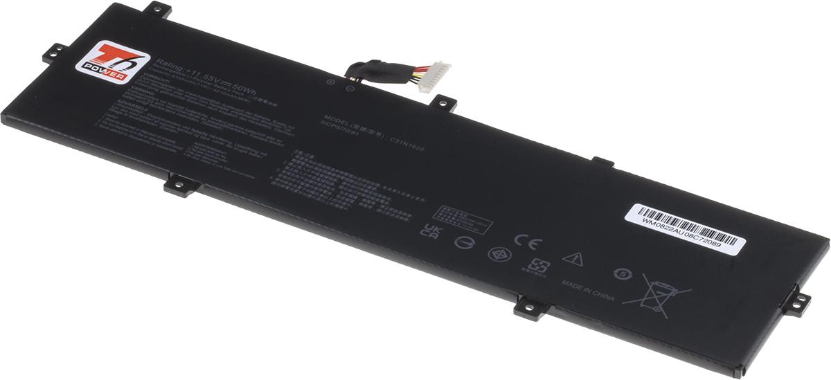 Fotografia produktu: Batéria T6 Power Asus ZenBook UX430U, UX3430U, 4355mAh, 50Wh, Li-pol, 3cell