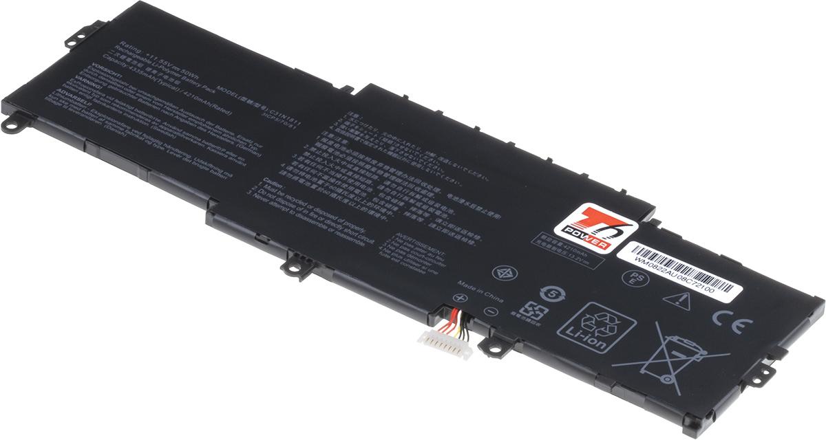 Fotografia produktu: Batéria T6 Power Asus ZenBook 14 UX433FA, UX433FN, 4335mAh, 50Wh, 3cell, Li-pol