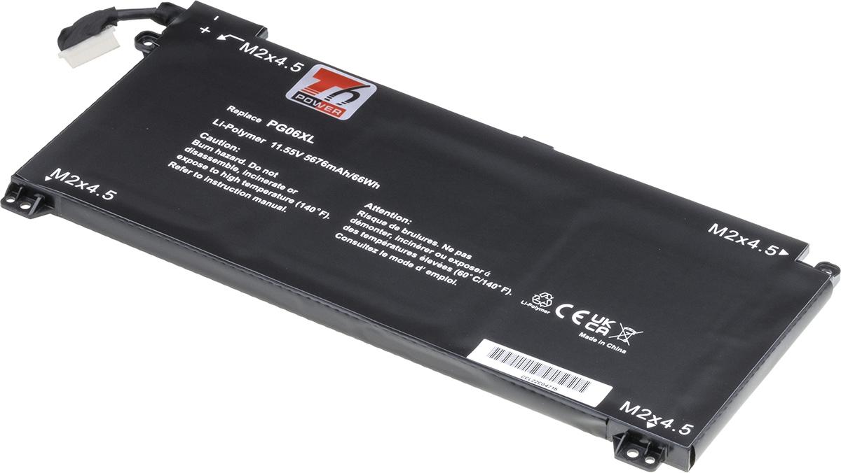 Fotografia produktu: Batéria T6 Power pre HP Omen 15-dh0000, Omen 15-dh1000, 5676mAh, 66Wh, 6cell, Li-pol