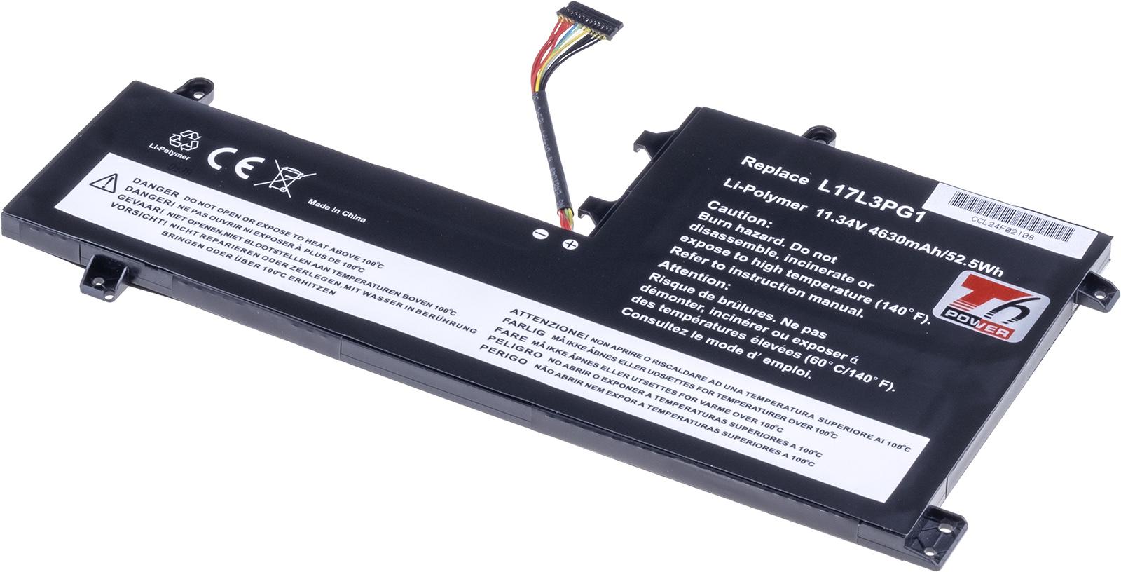 Fotografia produktu: Batéria T6 Power pre Lenovo Legion Y530-15ICH, Y540-15IRH, Y7000, 4630mAh, 52Wh, 3cell, Li-pol