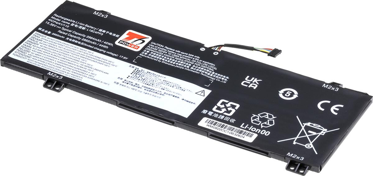 Fotografia produktu: Batéria T6 Power Lenovo IdeaPad C340-14IWL, S540-14IML, Flex 14API, 2964mAh, 45Wh, 4cell, Li-pol