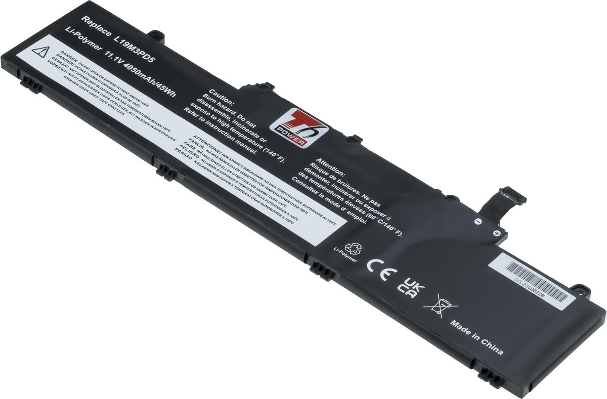 Fotografia produktu: Batéria T6 Power pre Lenovo ThinkPad E14, E15 Gen 2, Gen 3, Gen 4, 4050mAh, 45Wh, 3cell, Li-Pol