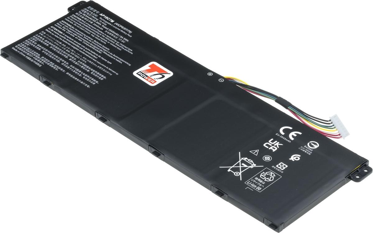 Fotografia produktu: Batéria T6 Power Acer Spin SP513-54N, Swift SF316-51, SF514-54, 3634mAh, 55,9 Wh, 4cell, Li-poly