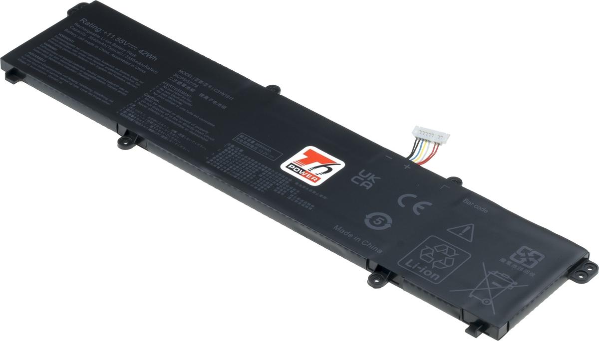 Fotografia produktu: Batéria T6 Power pre Asus VivoBook 14 X413, X421, S413, Flip TP420, 3640mAh, 42Wh, 3cell, Li-pol